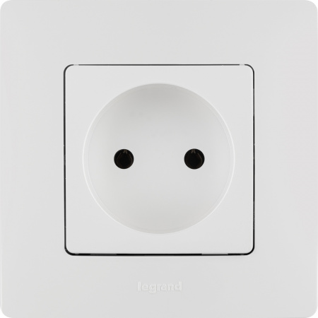 ETIKA Рамка 1 пост белая Legrand 672501