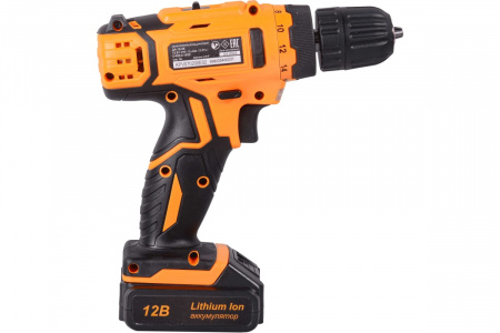 72/14/2 Дрель-шуруповерт аккумуляторная ДА-12-2к (Li-ion) (2.0 А/ч) Вихрь 