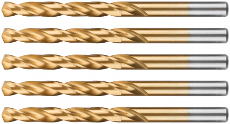 Сверло по металлу Cutop Profi с титановым покрытием, 8х117 мм (5 шт) CUTOP 52-453