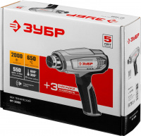 Фен технический (строительный), 2000Вт ЗУБР ФТ-2000