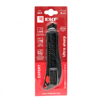 Нож строительно-монтажный 18 мм НСМ-50 Expert EKF ncm-50-exp