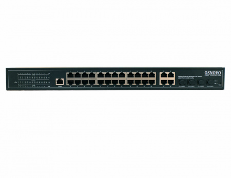 SW-8244/L(400W) Управляемый L2 PoE коммутатор Gigabit Ethernet на 24 RJ45 PoE OSNOVO  00013258