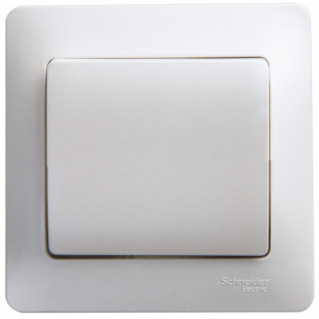 Выключатель одноклавишный, схема 1 перламутр в сборе Systeme Electric GSL000612