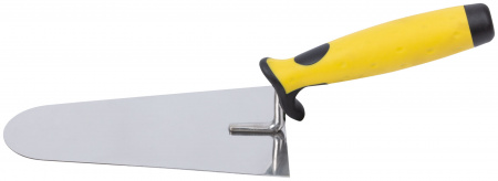 Мастерок нержавеющий, мягкая ручка, Профи, бетонщика 180 мм FIT 5072 05072