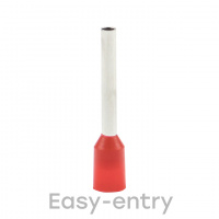 Наконечник штыревой втулочный изолированный НШвИ 1.0-12 (50шт) EKF nhvi-1.0-12