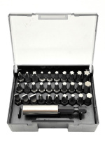 Набор бит SL/PH/PZ/Hex/Tx 30 шт и битодержатель в кейсе Felo 02013116