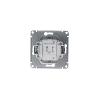 GLOSSA выключатель 1-клавишный механизм сх.1 платина Systeme Electric GSL001211