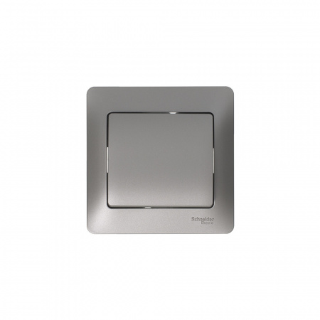 GLOSSA выключатель 1-клавишный механизм сх.1 платина Systeme Electric GSL001211