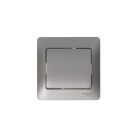 GLOSSA выключатель 1-клавишный механизм сх.1 платина Systeme Electric GSL001211