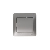 GLOSSA выключатель 1-клавишный механизм сх.1 платина Systeme Electric GSL001211