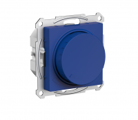 ATLASDESIGN СВЕТОРЕГУЛЯТОР (диммер) повор-нажим, LED, RC, 400Вт, мех., АКВАМАРИН Systeme Electric ATN001123