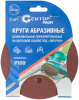 85-620 Круги абразивные шлифовальные перфорированные на ворсовой основе под ''липучку'' (Р100, 125 мм, 5шт), Profi CUTOP 