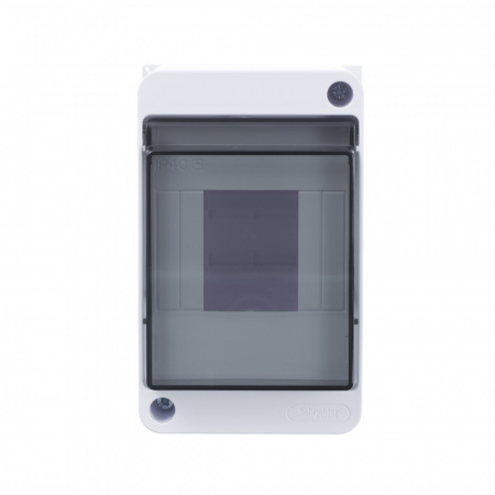 EZ9EAB104 City9 бокс навесной с прозр. дверью. 4 мод. Systeme Electric 