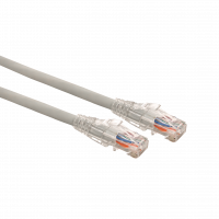 Патч-корд TERACOM PRO Cat.6 неэкранированный UTP оболочка LSZH серый (1.0м) EKF TRP-6UTP-LSH-1M-GY