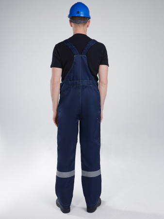 87468101 Костюм Сфера NEW (ткань Смесовая,210) полукомбинезон, темно-синий/лимонный, 56-58/ 170-176 Факел  007