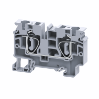 Клемма проходная 10 кв.мм пружинная OptiClip CX-10-I-57A-(0.2-10)-серый КЭАЗ 289717