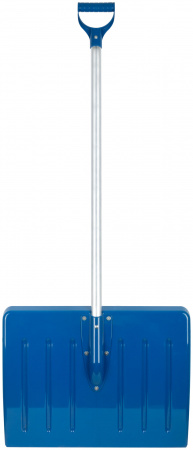Лопата для уборки снега Профи поликарбонатная, алюминиевый черенок, большая 550х420х1350 мм FIT РОС 68119