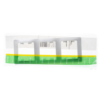 GLOSSA Рамка 3 поста вертикальная перламутр Systeme Electric GSL000607