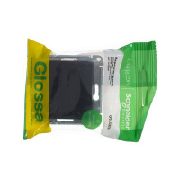 GLOSSA Переключатель одноклавишный сх.6 антрацит в рамку Systeme Electric GSL000761