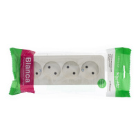 BLANCA О/У РОЗЕТКА 4-ая без заземл. без шторок ИЗОЛ.ПЛ., 16А, 250В, БЕЖЕВЫЙ Systeme Electric BLNRA000417