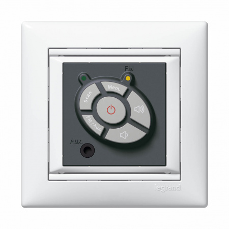 774451 VALENA Рамка 1 пост горизонтальная белая Legrand 