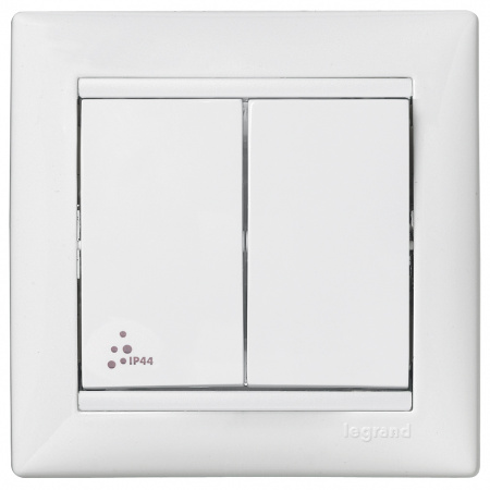 774451 VALENA Рамка 1 пост горизонтальная белая Legrand 