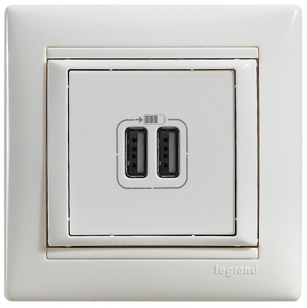 774451 VALENA Рамка 1 пост горизонтальная белая Legrand 