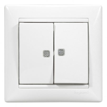 774451 VALENA Рамка 1 пост горизонтальная белая Legrand 