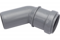 Отвод канализационный 45 град. 32 Политэк 100345