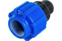 Муфта ПНД компрессионная НР 20 х 3/4' Политэк 53002034