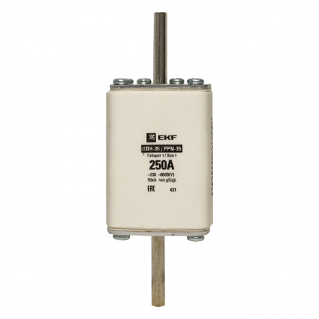 fus-35/250 Вставка плавкая ППН35 250А габарит 1 EKF 