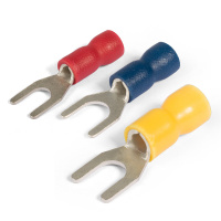 Наконечник кабельный вилочный изолированный НВИ 6.0-5 серия ПРОФИ КВТ 47490