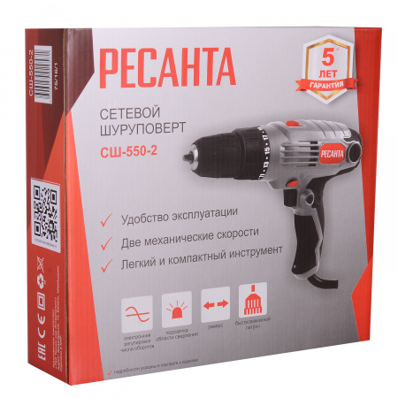 72/16/1 Сетевой шуруповерт СШ-550/2 Вихрь 