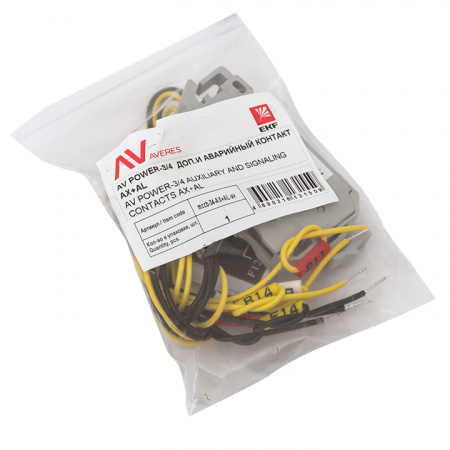 mccb-34-AX+AL-av Контакт аварийный и дополнительный AV POWER-3/4 AX+AL EKF 