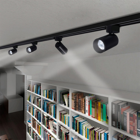 5022157 Светильник светодиодный на шинопровод ДПО- 8Вт 4000K 24° (чёрный) IP40 Jazzway JazzWay 