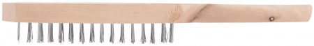 38401 Кордщетка с деревянной ручкой 5-ти рядная КУРС 