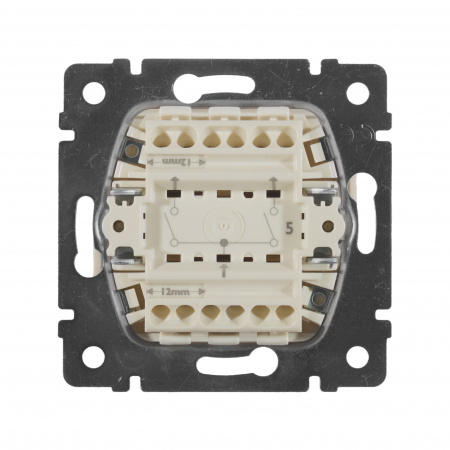 VALENA Выключатель двухклавишный в рамку слоновая кость Legrand 774305