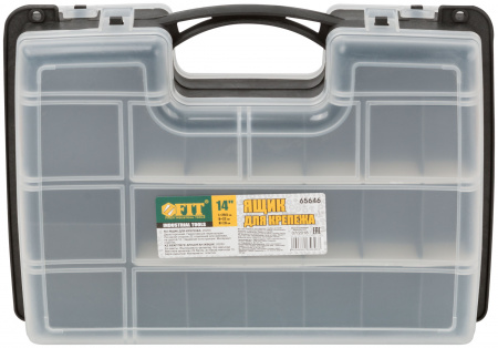 65646 Ящик для крепежа (органайзер) двухсторонний 11.5'' (29.5 х 22 х 7.6 см) FIT РОС 