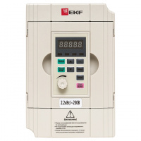 Преобразователь частоты 2.2/4кВт 3х400В VECTOR-100 EKF VT100-2R2-3B