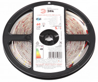 Светодиодная лента LS2835-60LED-IP65-WW-eco-5m 12В ЭРА Б0035592