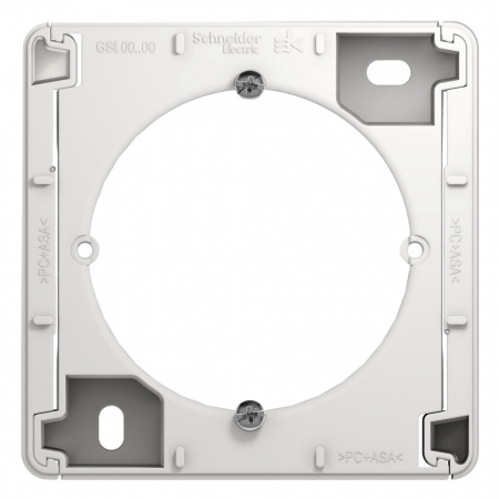 GSL000100 GLOSSA Коробка для наружного монтажа белая Systeme Electric 