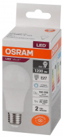 Лампа светодиодная LED 15 Вт E27 6500К 1200Лм груша 220 В (замена 125Вт) OSRAM LEDVANCE 4058075579217