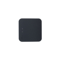 Выключатель одноклавишный наружный BLАNCА (cх.1) с подсветкой, с изолирующей пластиной, 10А, 250В, антрацит Systeme Electric BLNVA101116