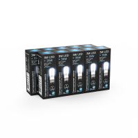 Лампа светодиодная LED 3 Вт 240 Лм 4100К белая G9 капсула 220 В силикон Black GAUSS 107709203