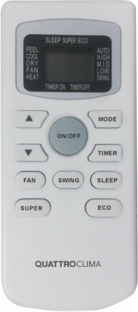 Кондиционер (Сплит-система) настенная VN09WA, внешний и внутренний блоки QUATTROCLIMA QV-VN09WA/QN-VN09WA e00430474