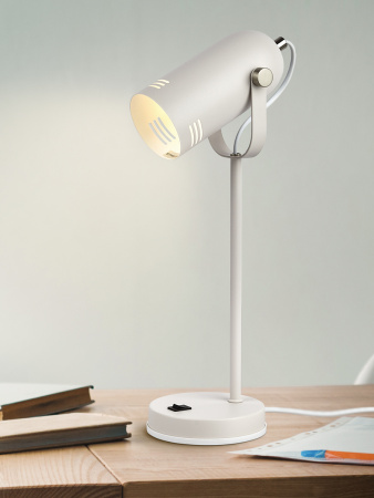 Настольный светильник N-117-Е27-40W-W белый (12/48) ЭРА Б0047192