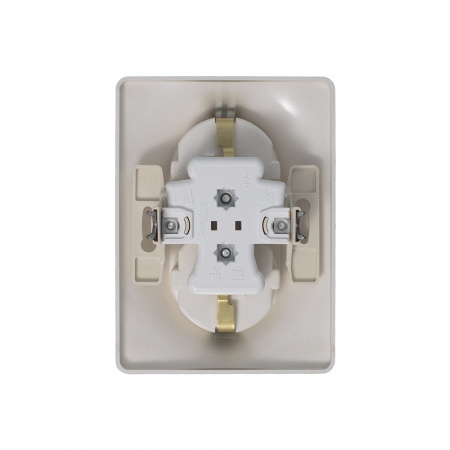 GLOSSA розетка двойная с заземлением в сборе платина Systeme Electric GSL001224