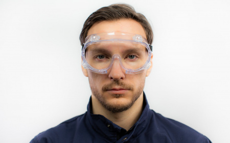 TAALVI Очки защитные закрытые с непрямой вентеляцией прозрачные Delta Plus 