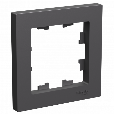 ATLASDESIGN 1-постовая РАМКА, БАЗАЛЬТ Systeme Electric ATN001401