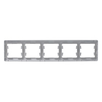 GLOSSA Рамка 5 постов горизонтальная перламутр Systeme Electric GSL000605